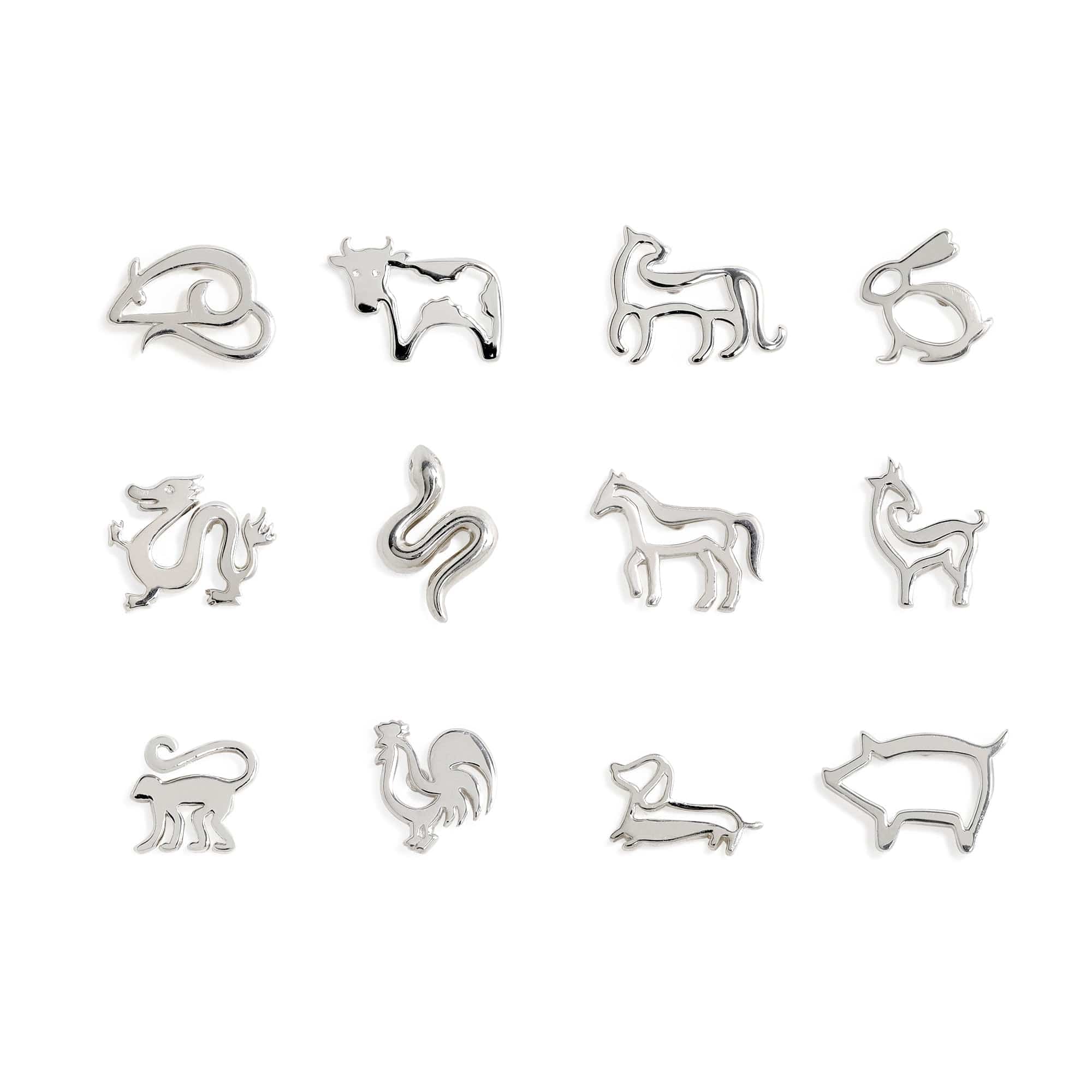 Boma Jewelry Earrings Animal Zodiac Stud Earrings