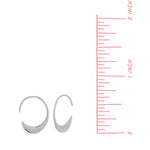 Boma Jewelry Earrings Arch Pull Through Hoops