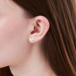 Boma Jewelry Earrings Ava Heart Studs