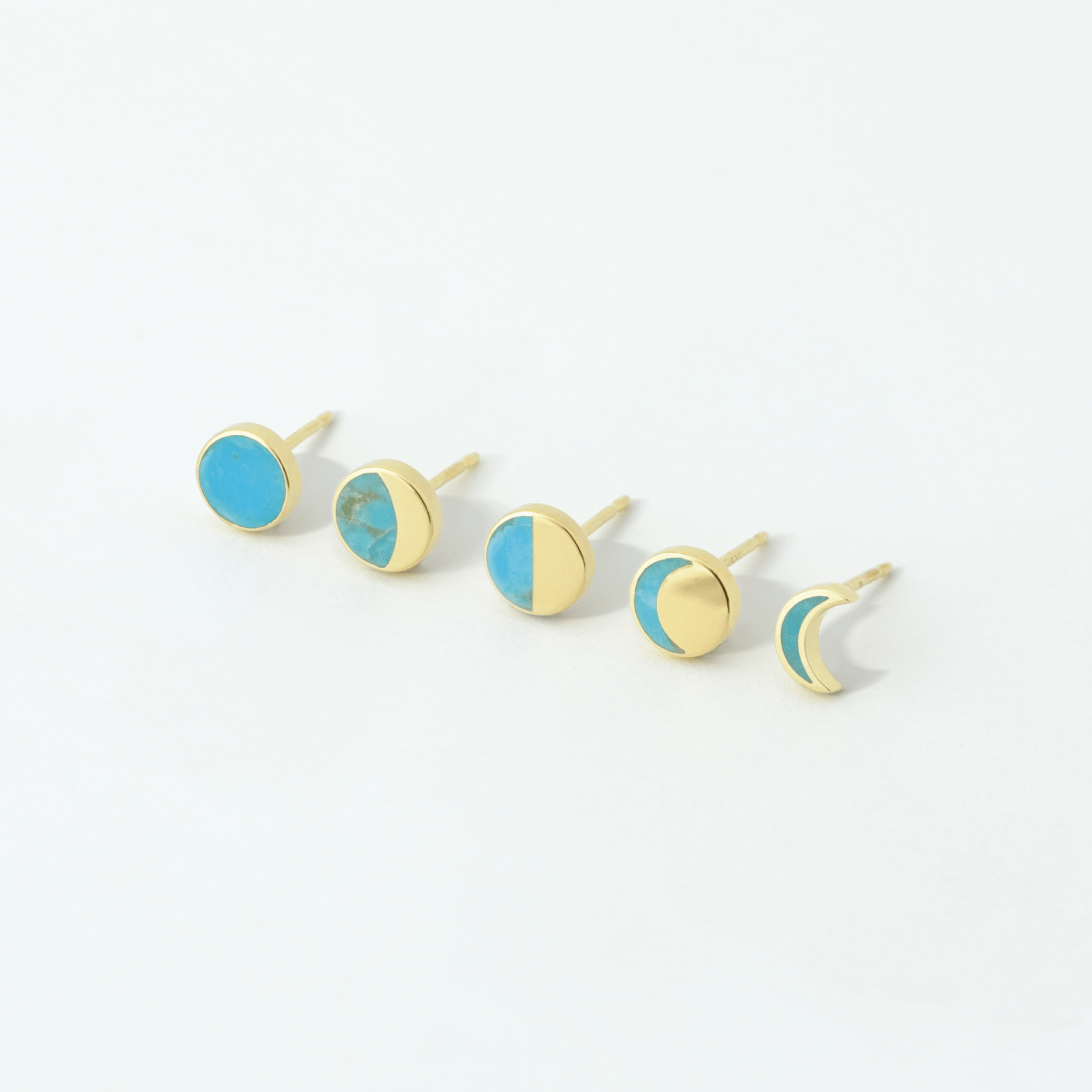 Boma Jewelry Earrings Belle Crescent Studs