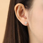 Boma Jewelry Earrings Belle Princess Cut Studs