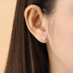 Boma Jewelry Earrings Belle Princess Cut Studs