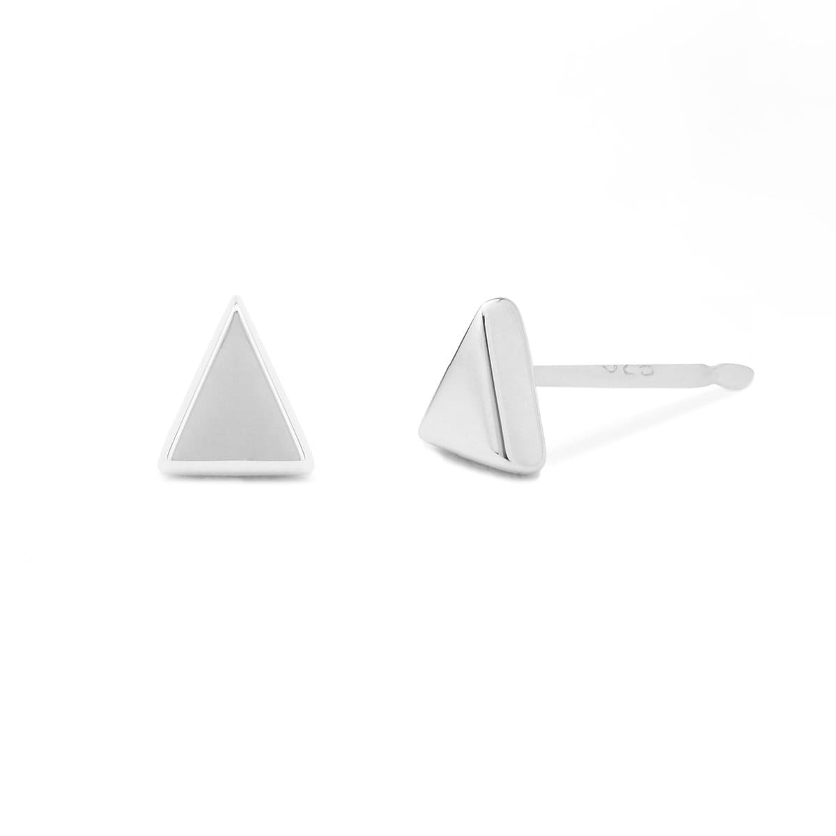 Boma Jewelry Earrings Belle Triangle Studs