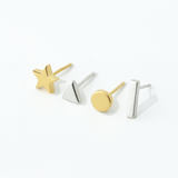 Boma Jewelry Earrings Belle Triangle Studs