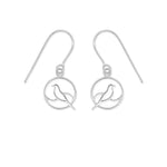 Boma Jewelry Earrings Bird Cutout with Circle Drop Earrings