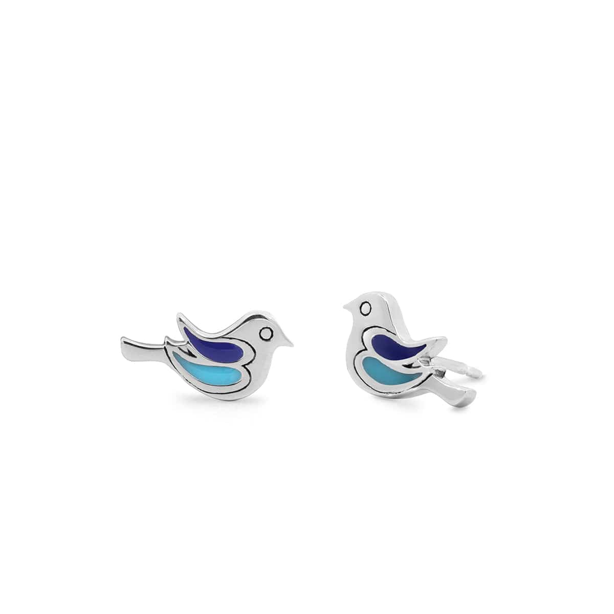 Boma Jewelry Earrings Bird Stud Earrings with Stone