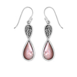 Boma Jewelry Earrings Boho Teardrop Dangle Earrings with Stone