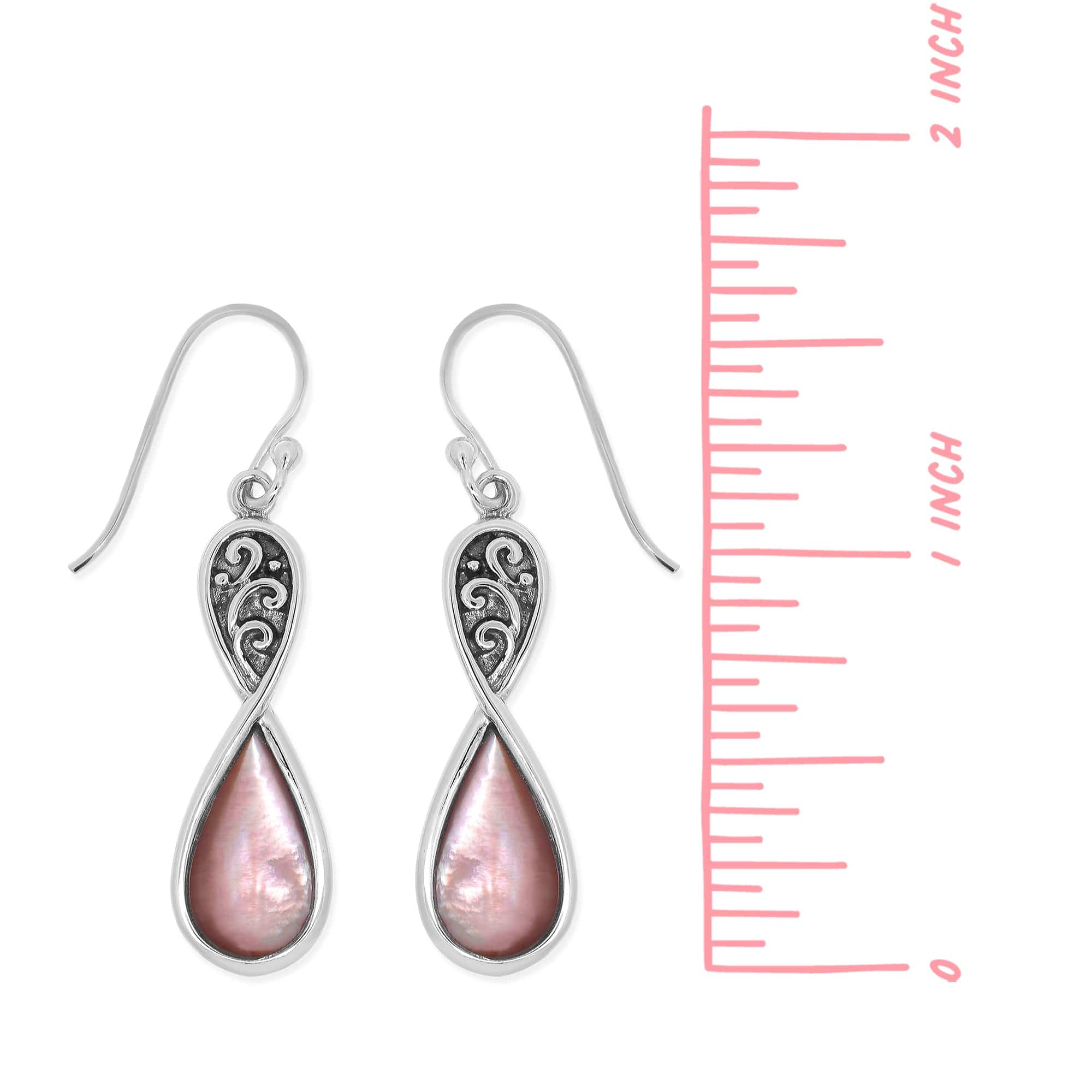 Boma Jewelry Earrings Boho Teardrop Dangle Earrings with Stone