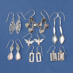 Boma Jewelry Earrings Boho Teardrop Dangle Earrings with Stone