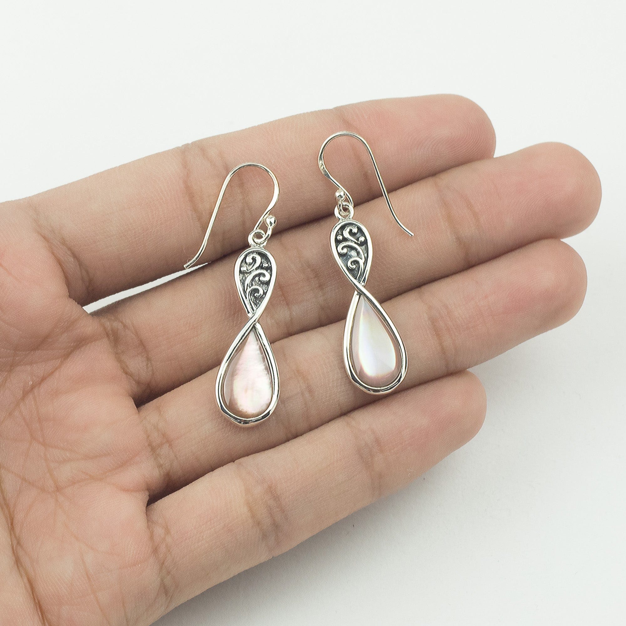 Boma Jewelry Earrings Boho Teardrop Dangle Earrings with Stone