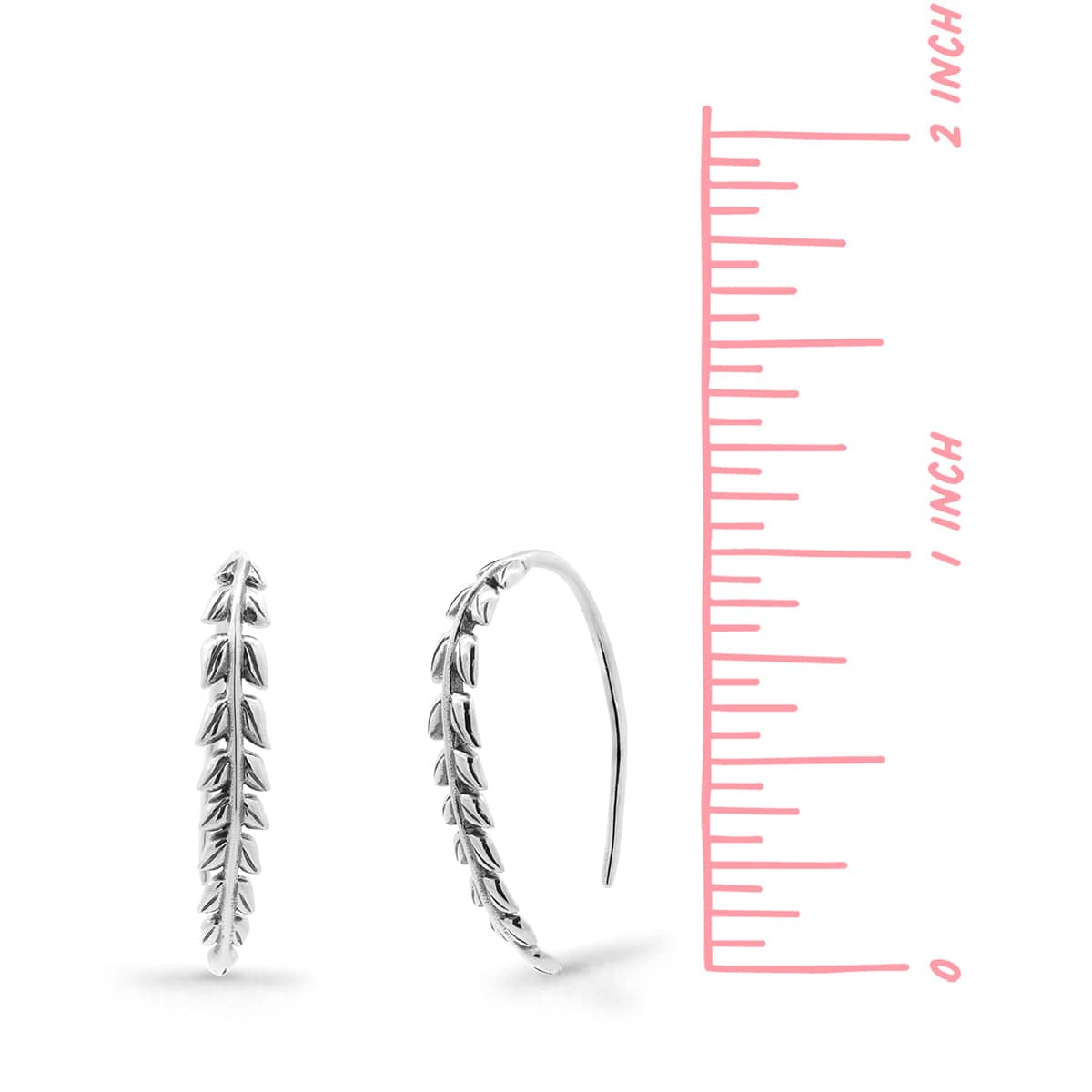 Boma Jewelry Earrings Bracken Fern Earrings