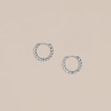 Boma Jewelry Earrings Braided Huggie Hoops