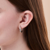 Boma Jewelry Earrings C-Shape Hoops