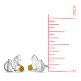 Boma Jewelry Earrings Cat and Yarn Studs