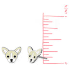 Boma Jewelry Earrings Chihuahua Dog Studs