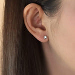 Boma Jewelry Earrings Circle Dotted Stud
