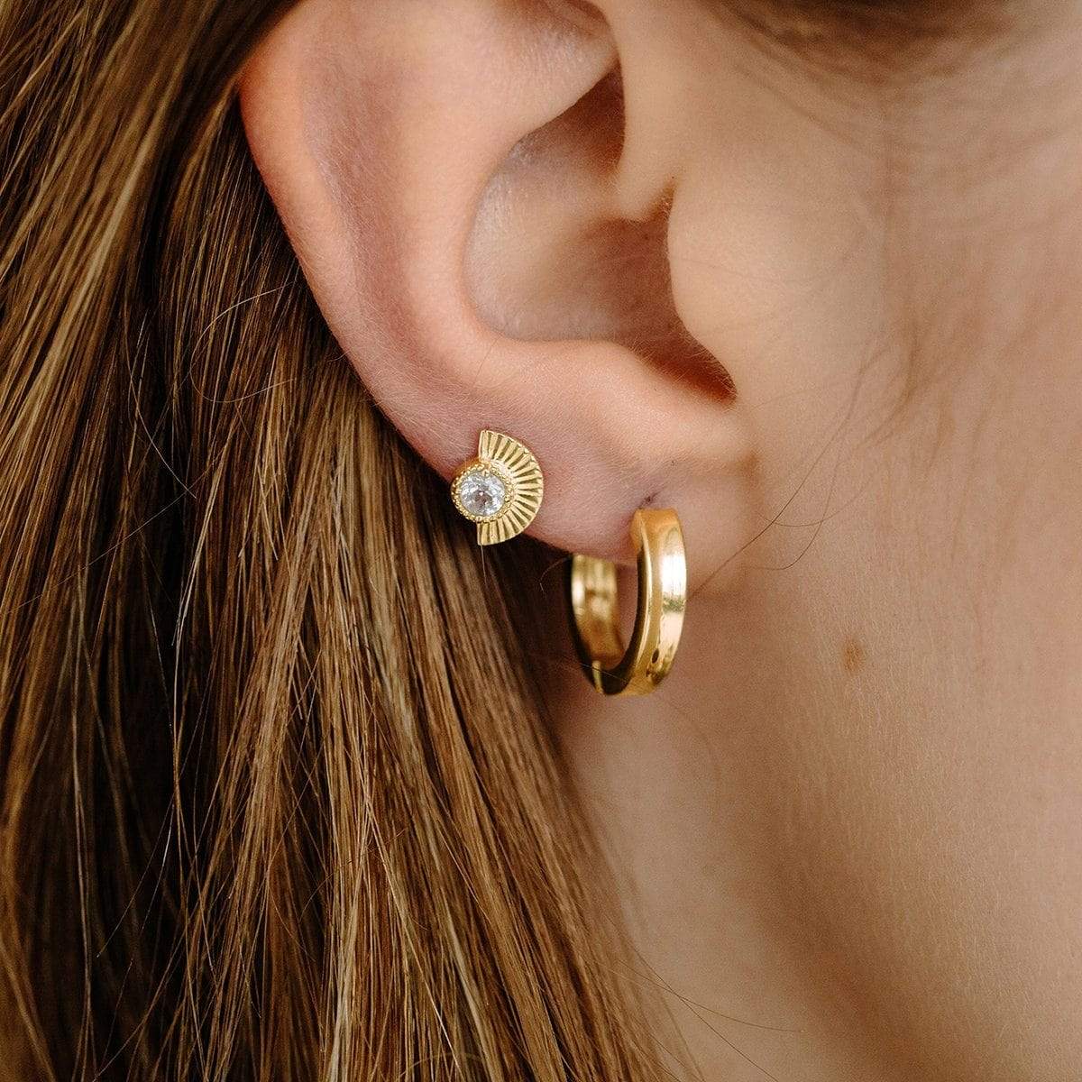 Boma Jewelry Earrings Cosette Studs Gold