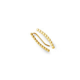 Boma Jewelry Earrings Curved Dot Long Bar Ear Crawlers