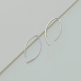 Boma Jewelry Earrings Curved Pull Through Hoops