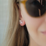Boma Jewelry Earrings CZ Circle Earrings Studs