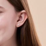 Boma Jewelry Earrings CZ Gemstone Baguette Studs