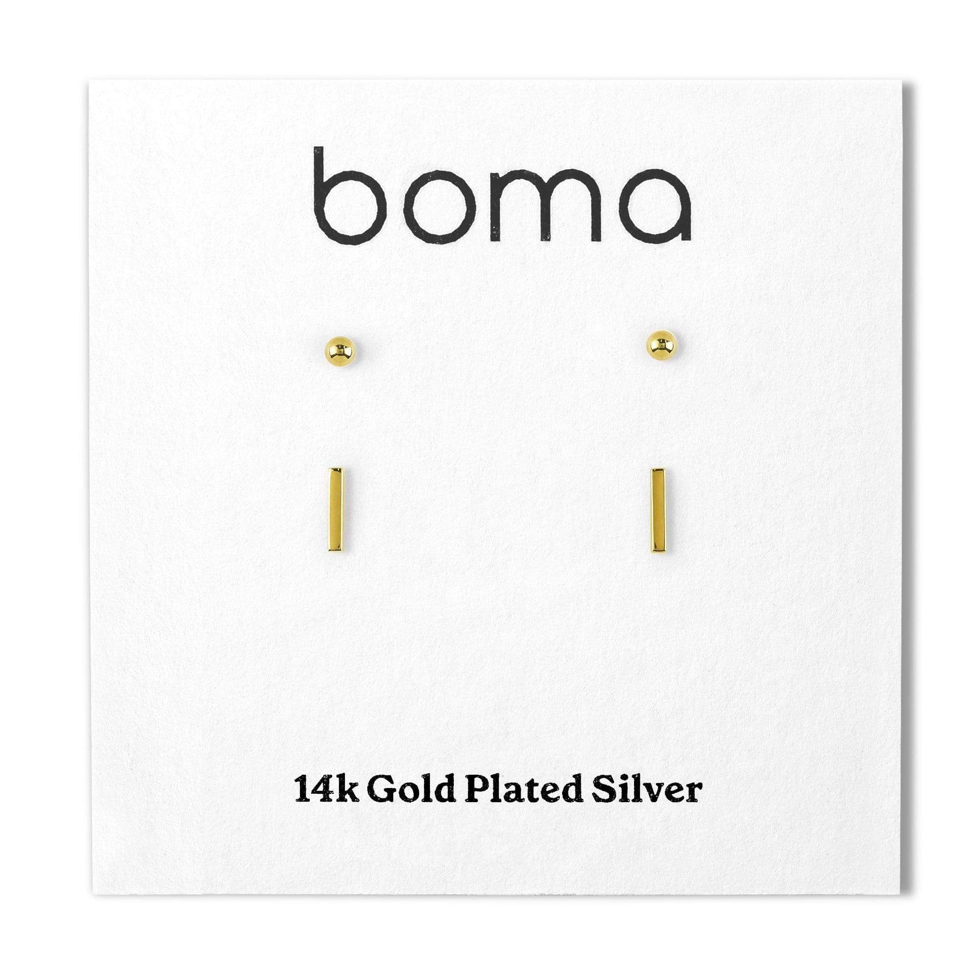 Boma Jewelry Earrings Dot & Dash Set