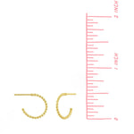 Boma Jewelry Earrings Dot Hoops