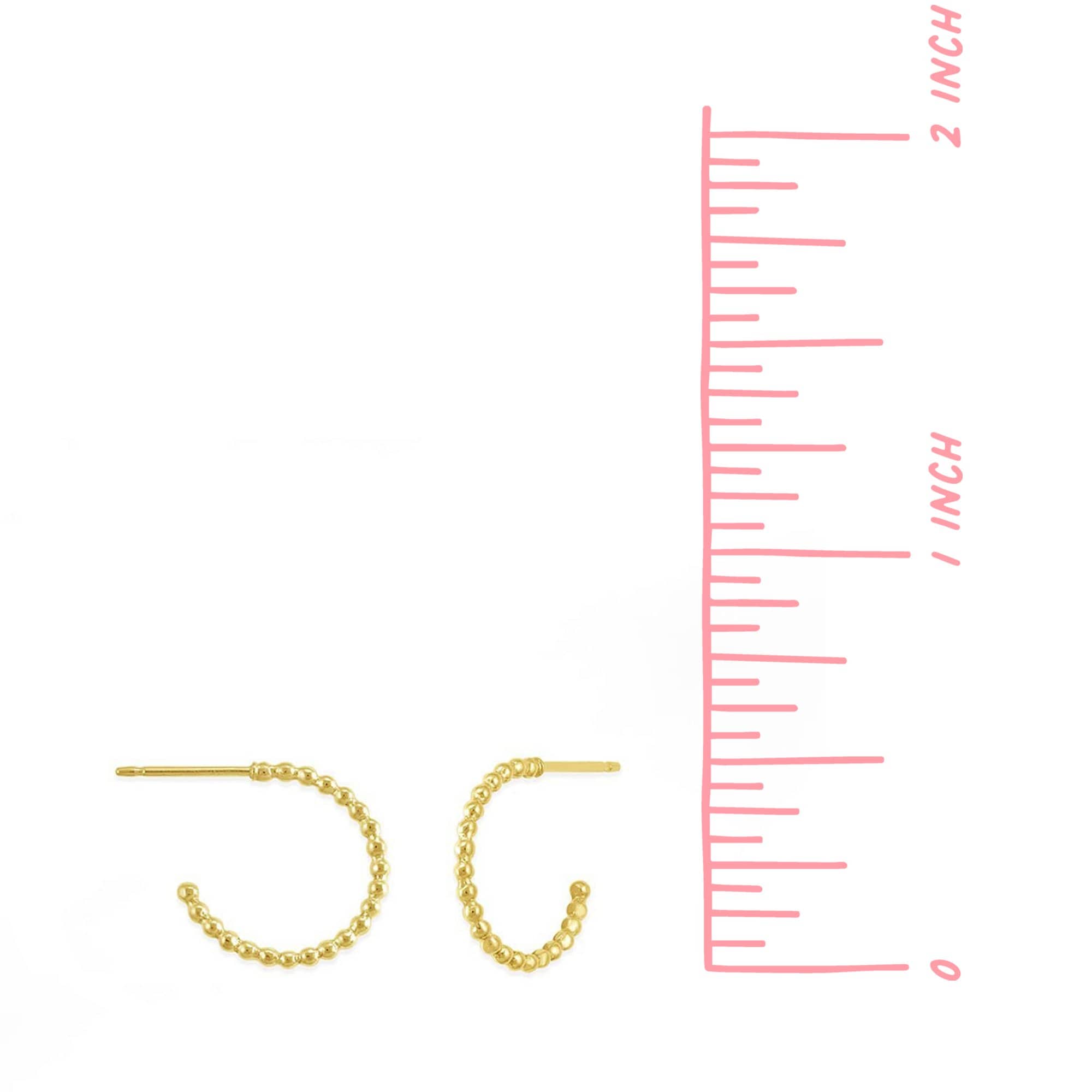 Boma Jewelry Earrings Dot Hoops