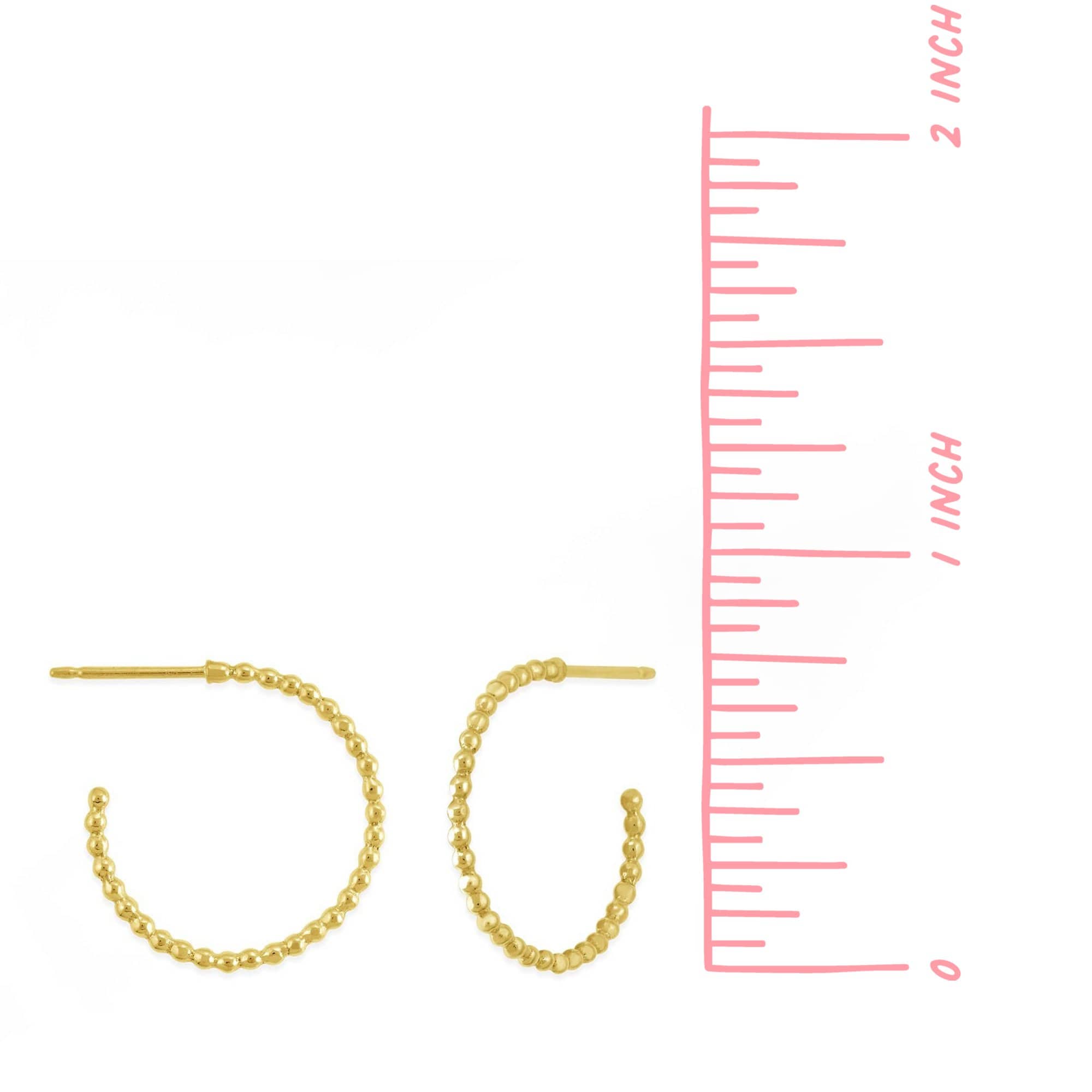 Boma Jewelry Earrings Dot Hoops