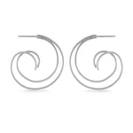 Boma Jewelry Earrings Double Curl Hoops