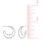 Boma Jewelry Earrings Double Hoops