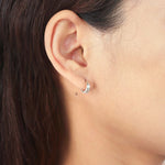Boma Jewelry Earrings Double Huggie Hoops