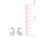 Boma Jewelry Earrings Double Lined Hoops