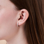 Boma Jewelry Earrings Double Lined Hoops