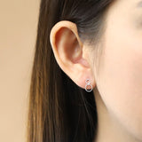 Boma Jewelry Earrings Double Round Loop Studs