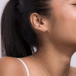 Boma Jewelry Earrings Double Round Loop Studs