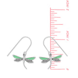 Boma Jewelry Earrings Dragonfly Dangle Earrings with Enamel