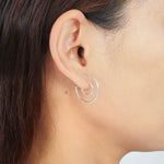 Boma Jewelry Earrings Dual Hoops