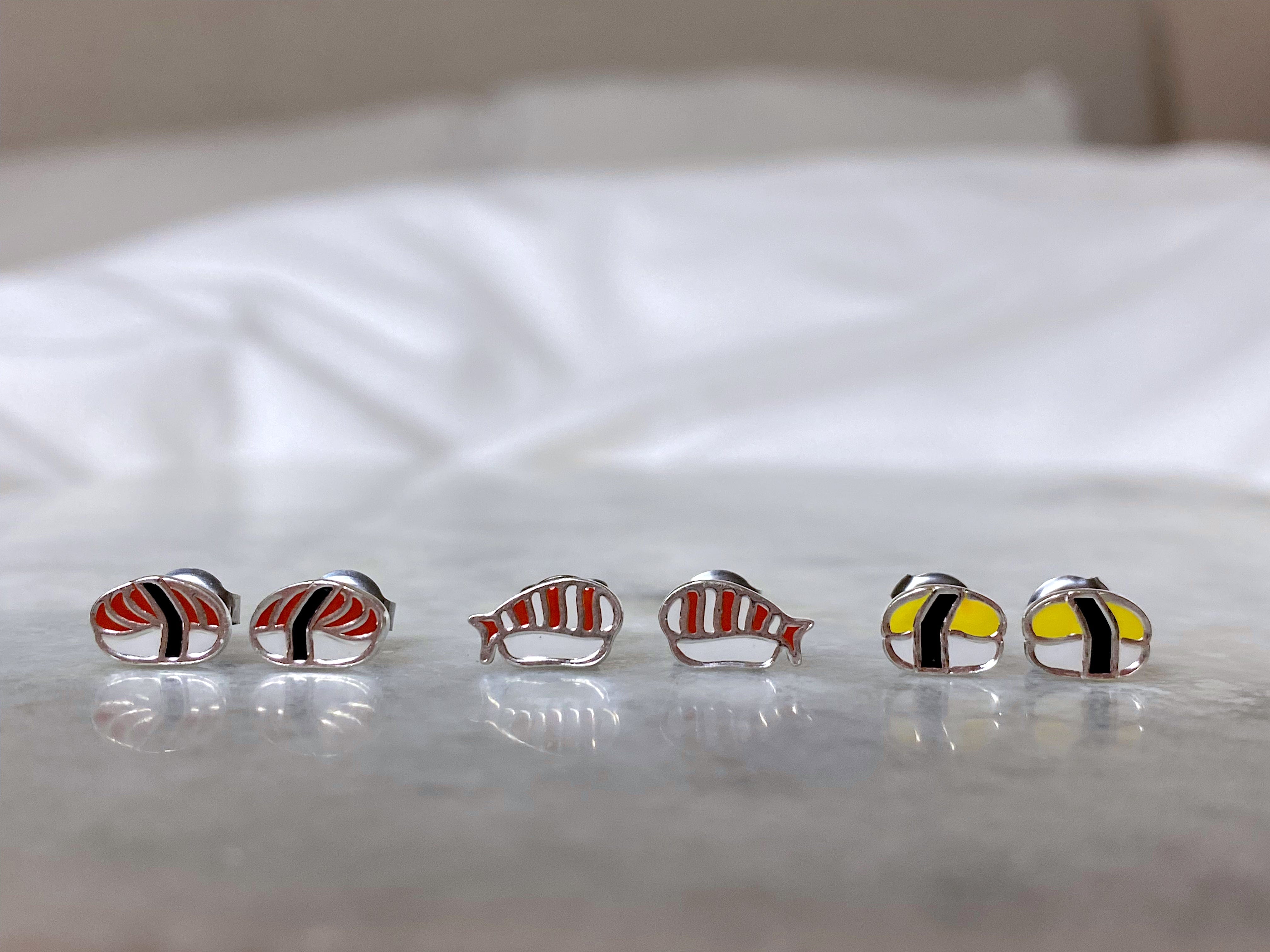 Boma Jewelry Earrings Ebi Sushi Studs