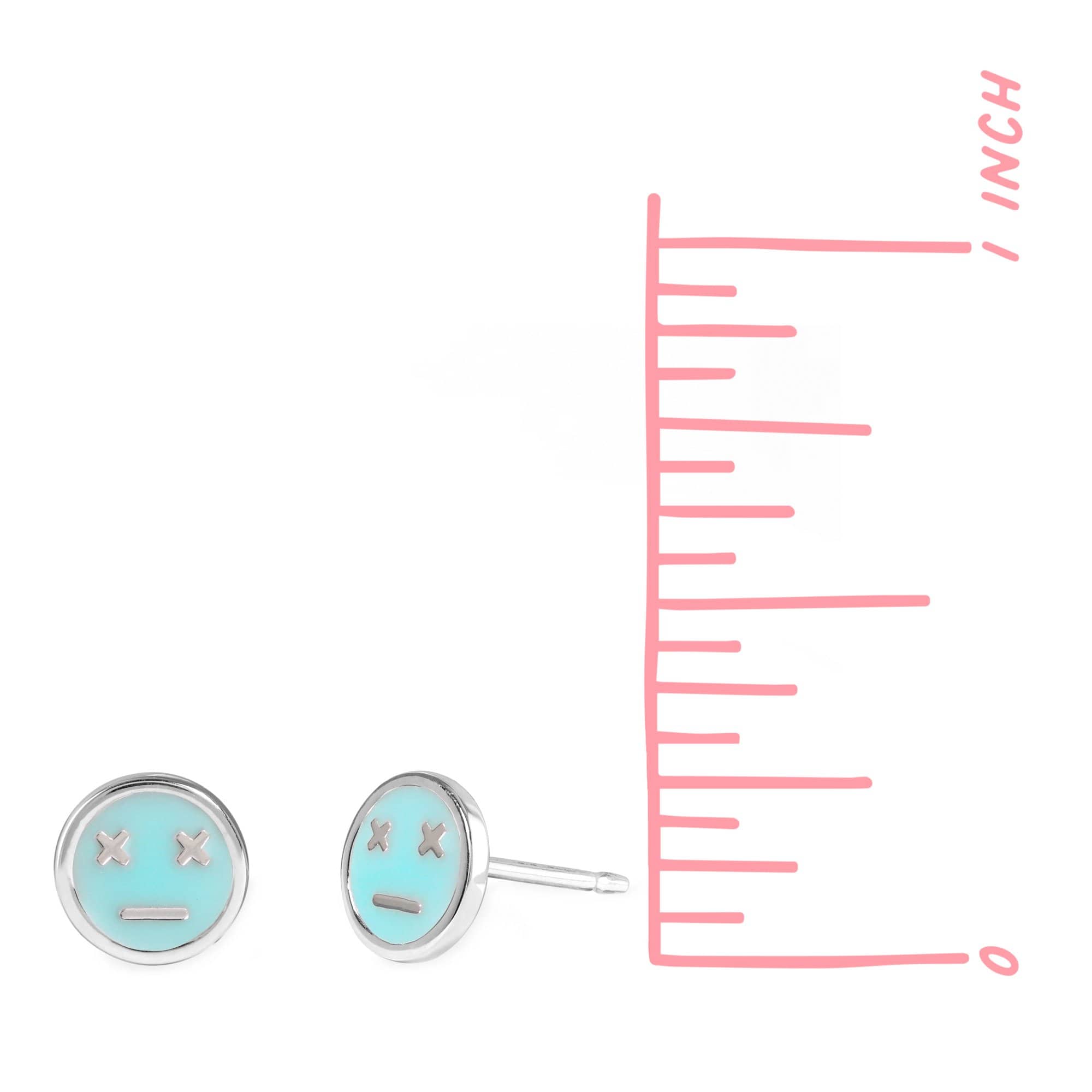 Boma Jewelry Earrings Emoji Face Studs