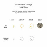 Boma Jewelry Earrings Essential Pull Through Hoops