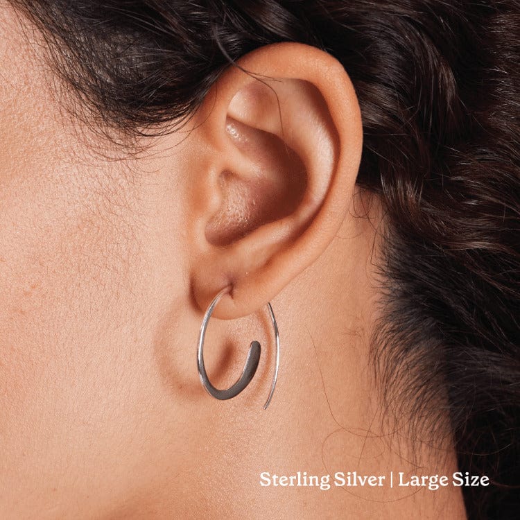 Boma Jewelry Earrings Essential Pull Through Hoops