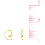 Boma Jewelry Earrings Essential Pull Through Hoops