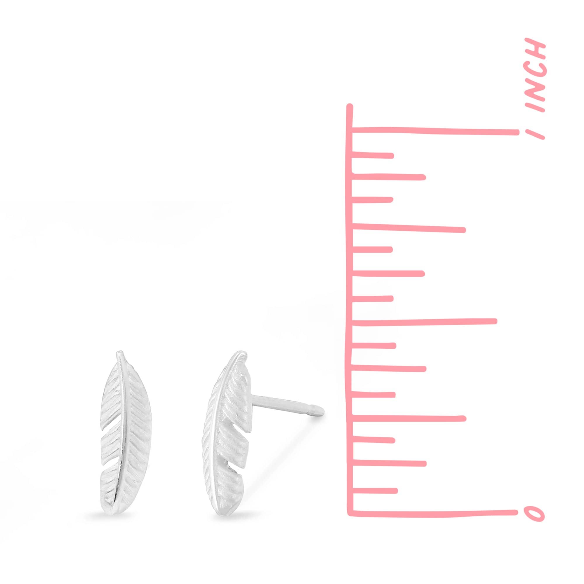 Boma Jewelry Earrings Feather Studs