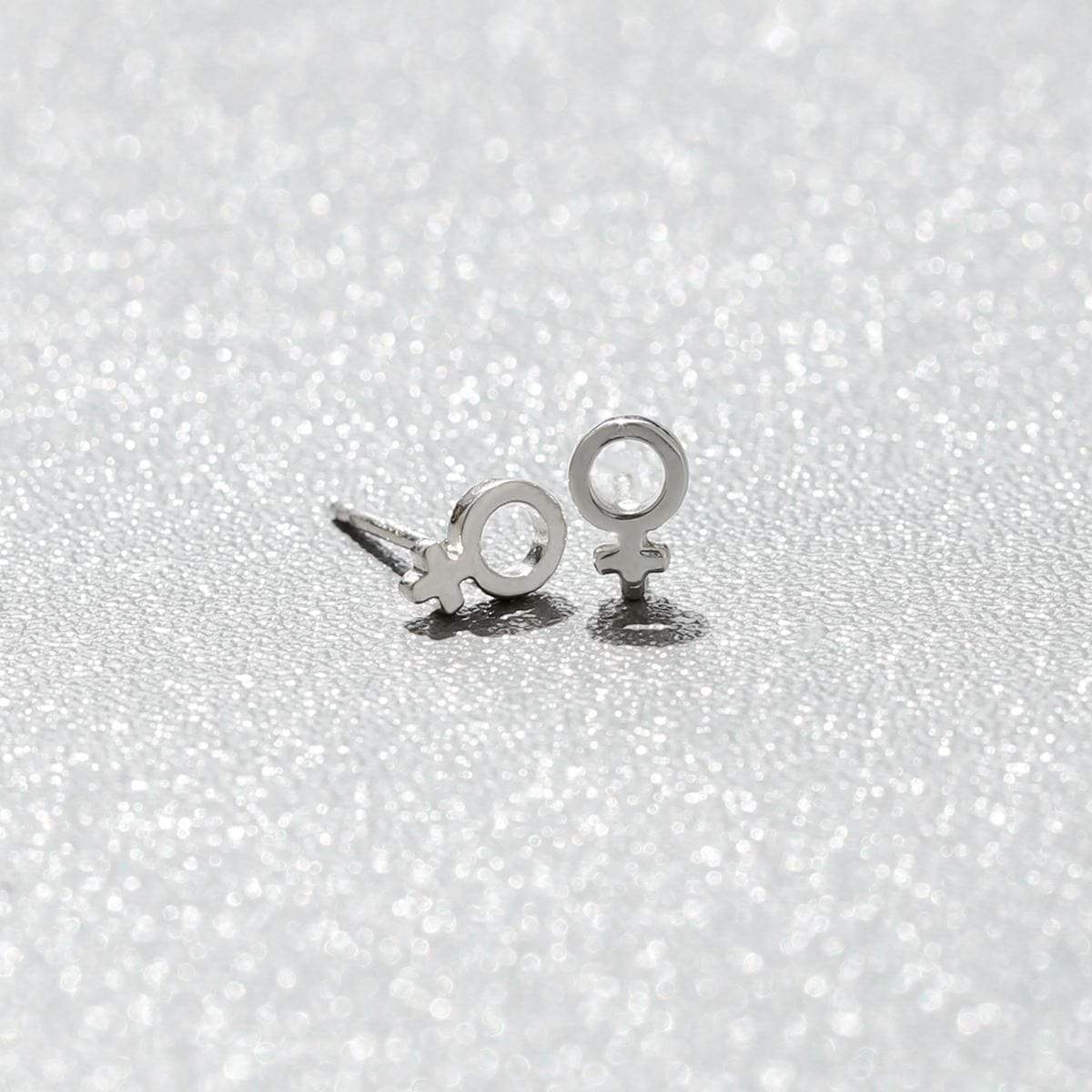Boma Jewelry Earrings Female Symbol Studs