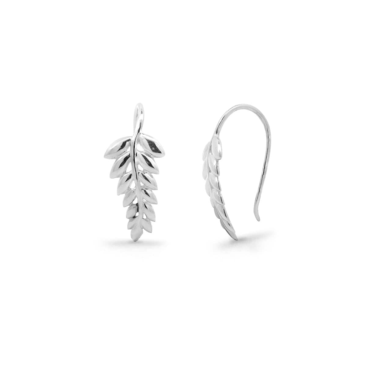 Boma Jewelry Earrings Fern Hoop Earrings