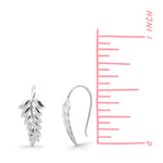 Boma Jewelry Earrings Fern Hoop Earrings
