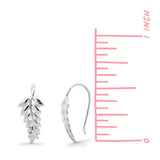 Boma Jewelry Earrings Fern Hoop Earrings