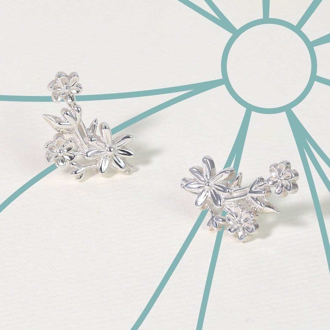 Boma Jewelry Earrings Flower Bouquet Stud Earrings