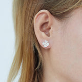 Boma Jewelry Earrings Four Leaf Clover Stud Earrings